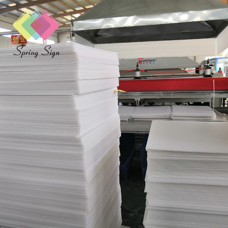 Spring Sign Coroplast 4x8 Feet White 4 Mm Corrugated Hollow Plastic Sheet