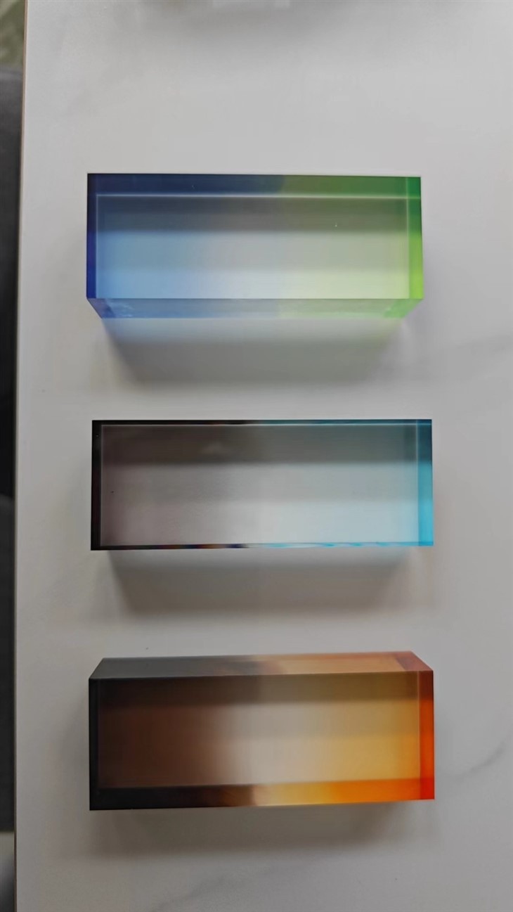 Custom Gradient Color Acrylic Block Sheet